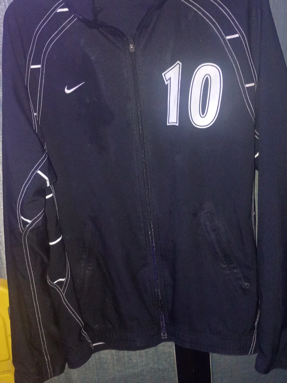 Nike Black Performance Jacket with White Number 10